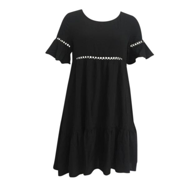 casual dresses summer bohemian breeze dress hollow female solid color short-sleeved vestidos femme vestido de mujer, Black;gray
casual dresses summer bohemian breeze dress hollow female solid color short-sleeved vestidos femme vestido de mujer, Black;gray