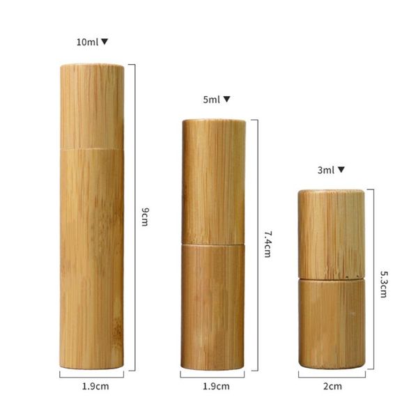 1pcs 3ml/5ml/10ml bamboo empty oil bottle stainless roll on ball perfume roller storage bottles & jars
1pcs 3ml/5ml/10ml bamboo empty oil bottle stainless roll on ball perfume roller storage bottles & jars