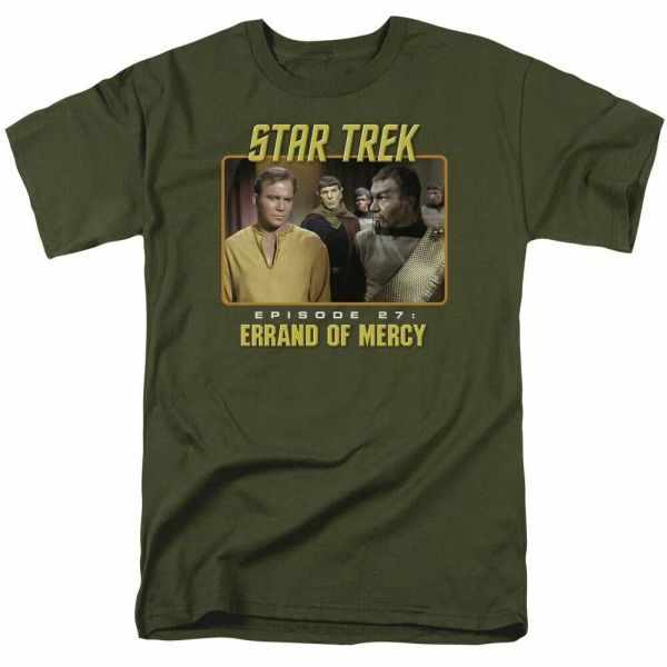 Star Trek Episode 27 T Shirt Licensed Sci-Fi TV Classic Adult Tee Military Green, White;black
Star Trek Episode 27 T Shirt Licensed Sci-Fi TV Classic Adult Tee Military Green, White;black