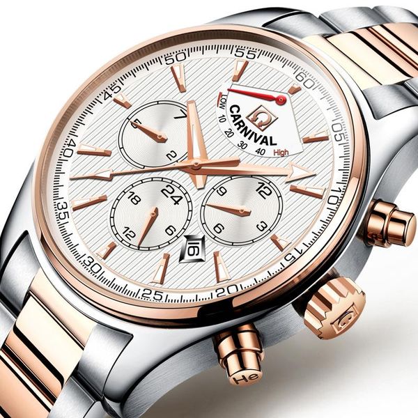 wristwatches montre homme high end japan miyota automatic watch carnival mechanical men sapphire calendar energy display sport watches, Slivery;brown
wristwatches montre homme high end japan miyota automatic watch carnival mechanical men sapphire calendar energy display sport watches, Slivery;brown