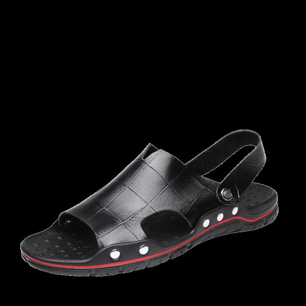 susugrace summer men slippers lightweight soft plus size retro flat breathable comfortable leather sandals sneaker outdoor shoes, Black
susugrace summer men slippers lightweight soft plus size retro flat breathable comfortable leather sandals sneaker outdoor shoes, Black