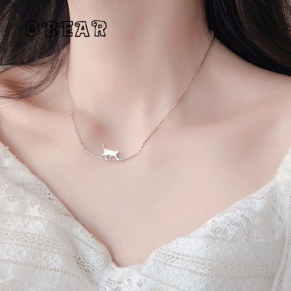 pendant necklaces obear elegant tsundere cat necklace women small fresh sweet cute japanese party gift jewelry wholesale, Silver
pendant necklaces obear elegant tsundere cat necklace women small fresh sweet cute japanese party gift jewelry wholesale, Silver