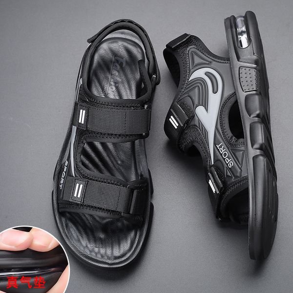 mens air cushion sandals summer outdoor leisure all-match youth mens sandals junior beach shoes roman mens mesh shoes, Black
mens air cushion sandals summer outdoor leisure all-match youth mens sandals junior beach shoes roman mens mesh shoes, Black