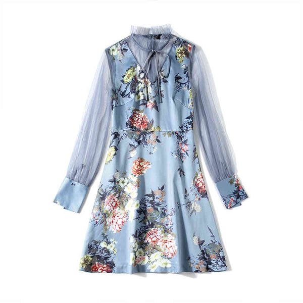 summer patchwork perspective mesh lantern sleeve women bow stand collar flower print ruffles vintage mini dress 210416, Black;gray
summer patchwork perspective mesh lantern sleeve women bow stand collar flower print ruffles vintage mini dress 210416, Black;gray