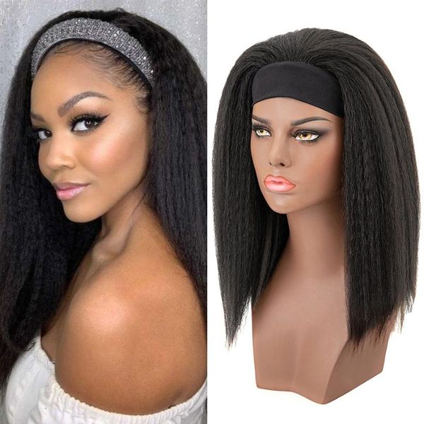 synthetic wigs leeons afro kinky straight headband wig hair glueless for black women with 16inch
synthetic wigs leeons afro kinky straight headband wig hair glueless for black women with 16inch