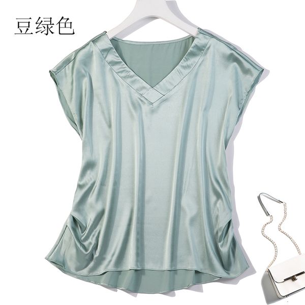 t shirt women's 100% mulberry satin silk shirt blouse v neck short sleeve multi colors l xl 2xl jn162, White
t shirt women's 100% mulberry satin silk shirt blouse v neck short sleeve multi colors l xl 2xl jn162, White