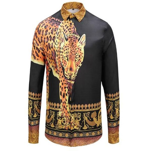men's casual shirts 2021 spring and autumn european american style 3d fashion pattern color printing cardigan shirt, White;black
men's casual shirts 2021 spring and autumn european american style 3d fashion pattern color printing cardigan shirt, White;black