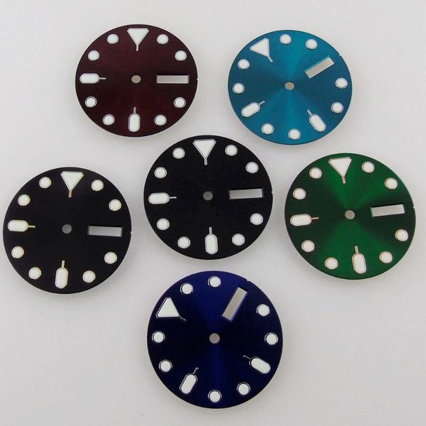 repair tools & kits 28.5mm watch dial spare parts fit for nh36/nh36a automatic movement green lume black/blue/green color
repair tools & kits 28.5mm watch dial spare parts fit for nh36/nh36a automatic movement green lume black/blue/green color