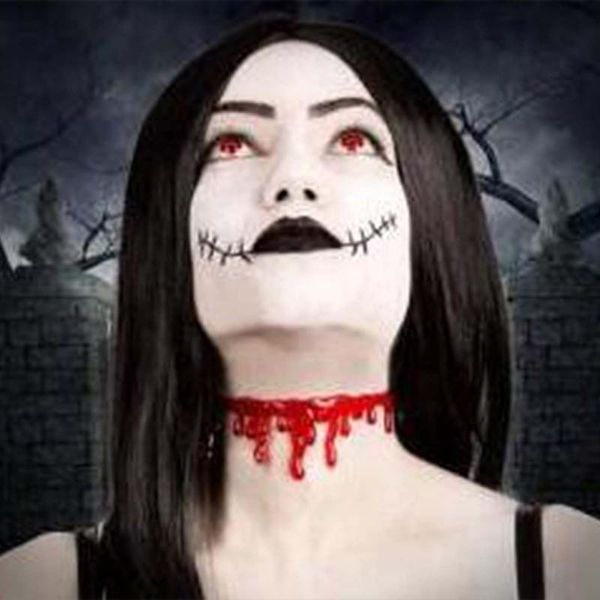 pendant necklaces 2021 selling trends soft glue blood drop necklace halloween costume party props horror fashion design, Silver
pendant necklaces 2021 selling trends soft glue blood drop necklace halloween costume party props horror fashion design, Silver