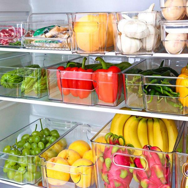 stackable plastic storage bins - refrigerator organizer with handles for pantry fridge er kitchen counter cabinets bottles & j jars
stackable plastic storage bins - refrigerator organizer with handles for pantry fridge er kitchen counter cabinets bottles & j jars