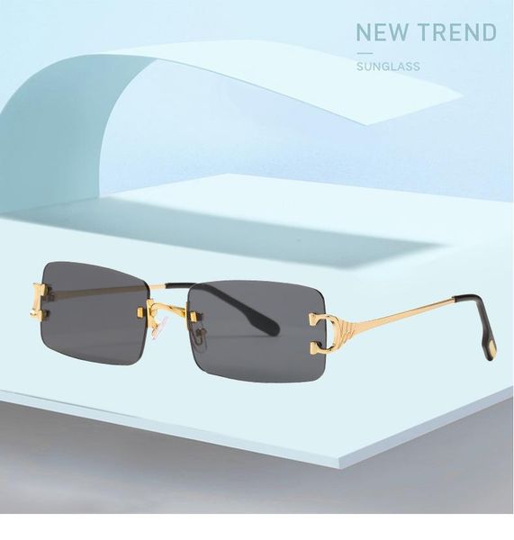 sunglasses fashion rimless square women 2021 mirror pink shades men trend female eyewear glasses oculos, White;black
sunglasses fashion rimless square women 2021 mirror pink shades men trend female eyewear glasses oculos, White;black