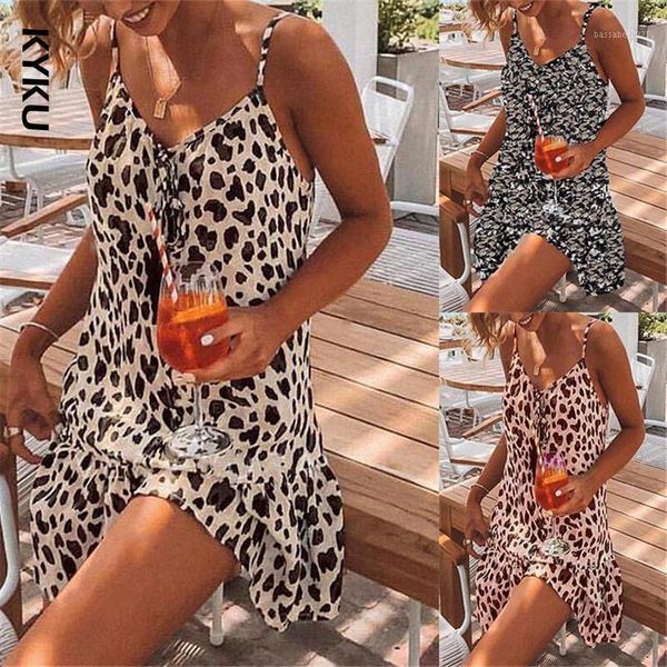 casual dresses spaghetti strap leopard print beach short robe woman dress 2021 summer loose boho party plus size vestidos, Black;gray
casual dresses spaghetti strap leopard print beach short robe woman dress 2021 summer loose boho party plus size vestidos, Black;gray