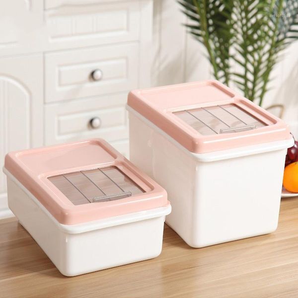 storage bottles & jars plastic kitchen fresh rice box dust-proof grain 3 different sizes visual window designs
storage bottles & jars plastic kitchen fresh rice box dust-proof grain 3 different sizes visual window designs