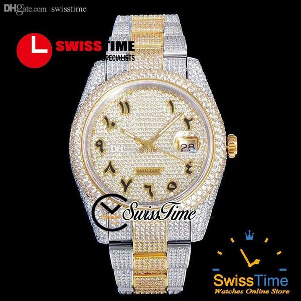 v3 updated 126303 126334 126301 watches eta2824 automatic mens watch arabic markers dial 904l two tone yellow gold bling jewelry iced out fu, Slivery;brown
v3 updated 126303 126334 126301 watches eta2824 automatic mens watch arabic markers dial 904l two tone yellow gold bling jewelry iced out fu, Slivery;brown