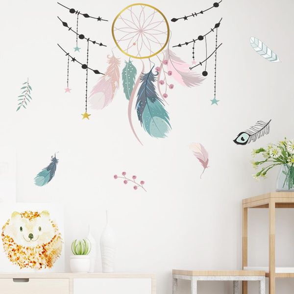 wall stickers dream catcher 3d aesthetic kids bedroom nursery decoration teenagers boy girl room decor creative decals
wall stickers dream catcher 3d aesthetic kids bedroom nursery decoration teenagers boy girl room decor creative decals