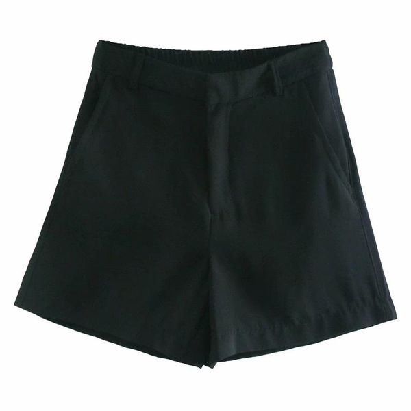 summer casual straight high waisted shorts women fashion solid black short elegant pockets female ladies hv women's, White;black
summer casual straight high waisted shorts women fashion solid black short elegant pockets female ladies hv women's, White;black