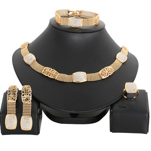 earrings & necklace dubai filled women party jewelry set wedding bracelet earring ring african beads, Silver
earrings & necklace dubai filled women party jewelry set wedding bracelet earring ring african beads, Silver