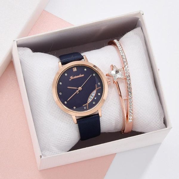 wristwatches calendar fashion women watches bracelet set ladies watch casual leather quartz wristwatch clock relogio feminino, Slivery;brown
wristwatches calendar fashion women watches bracelet set ladies watch casual leather quartz wristwatch clock relogio feminino, Slivery;brown