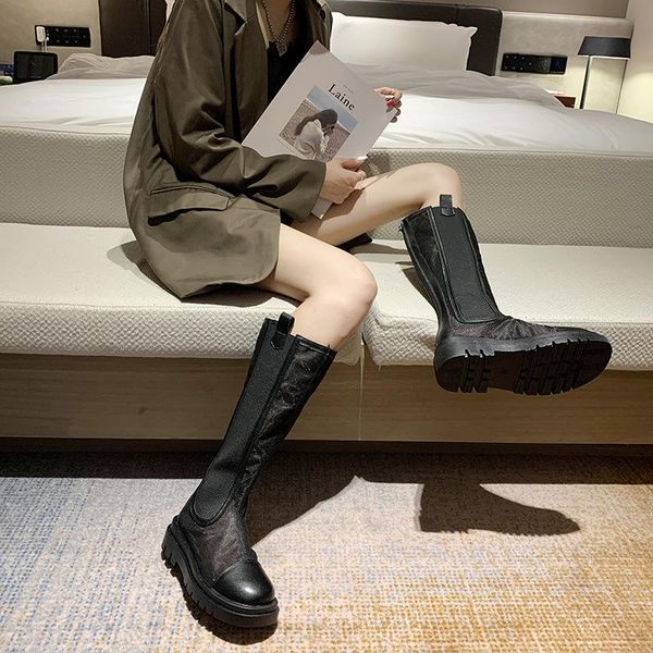 boots 2021 autumn boots, trendy, fashionable, wild, thin, temperament, ladies, girls, thick-soled mesh, breathable smoke, Black
boots 2021 autumn boots, trendy, fashionable, wild, thin, temperament, ladies, girls, thick-soled mesh, breathable smoke, Black