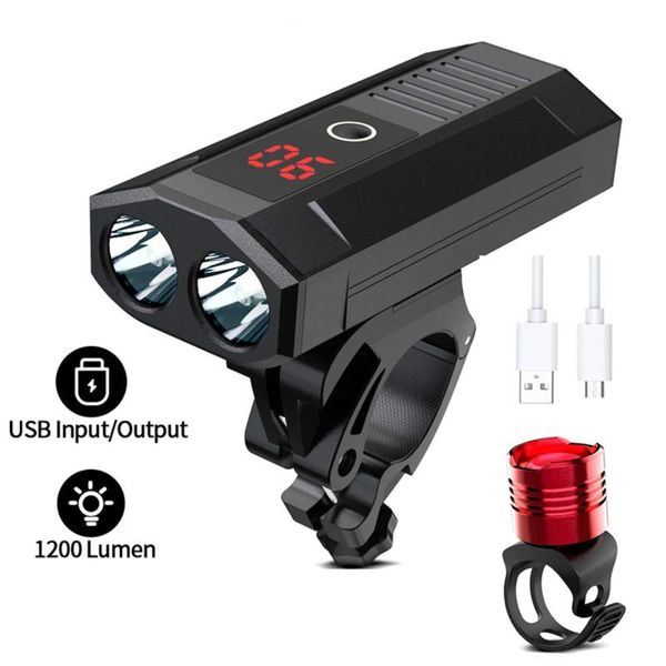 bike lights waterproof level led light 5200mah battery front rear lamp usb rechargeable digital electricity display
bike lights waterproof level led light 5200mah battery front rear lamp usb rechargeable digital electricity display