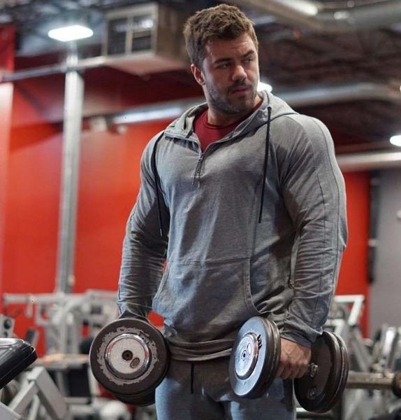 men's tracksuits brother muscle leisure sports fitness clothing suit autumn winter hooded sweater pants two piece set, Gray
men's tracksuits brother muscle leisure sports fitness clothing suit autumn winter hooded sweater pants two piece set, Gray