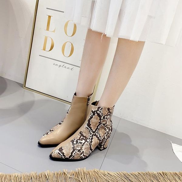boots casual shoes women med heels leopard 2021 autumn fashion brand ladies ankle female botas mujer snake, Black
boots casual shoes women med heels leopard 2021 autumn fashion brand ladies ankle female botas mujer snake, Black
