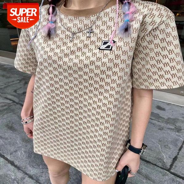 full print jacquard letter round neck pullover for men and women with short sleeves in one batch #iv21, White;black
full print jacquard letter round neck pullover for men and women with short sleeves in one batch #iv21, White;black