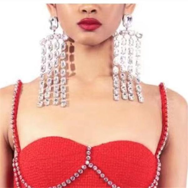 dangle & chandelier handmade rhinestone long fringed big drop earrings accessories for girl oversize crystal hanging wedding jewelry, Silver
dangle & chandelier handmade rhinestone long fringed big drop earrings accessories for girl oversize crystal hanging wedding jewelry, Silver