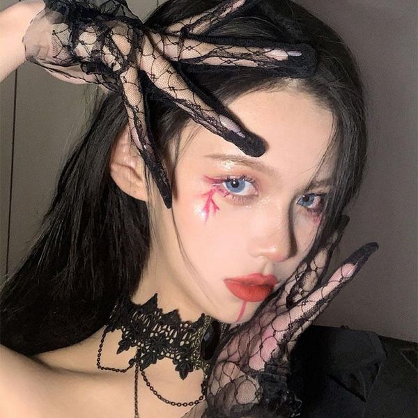 sports gloves lace for women summer 2021 gothic lolita short hollow out black halloween dress
sports gloves lace for women summer 2021 gothic lolita short hollow out black halloween dress