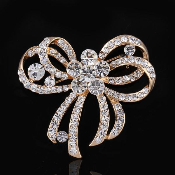 pins, brooches european and american high-end full rhinestone classic bow brooch, Gray
pins, brooches european and american high-end full rhinestone classic bow brooch, Gray