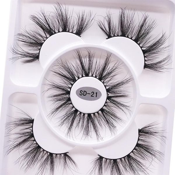 false eyelashes 2021 3 pairs natural fake lashes long makeup 3d mink eyelash extension for beauty
false eyelashes 2021 3 pairs natural fake lashes long makeup 3d mink eyelash extension for beauty