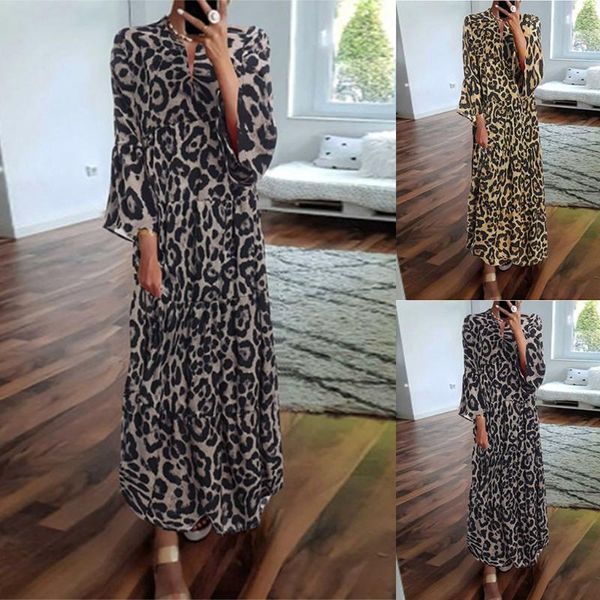 casual dresses office work women's dress autumn and winter long sleeved leopard print clothes leisure style nice tide, Black;gray
casual dresses office work women's dress autumn and winter long sleeved leopard print clothes leisure style nice tide, Black;gray