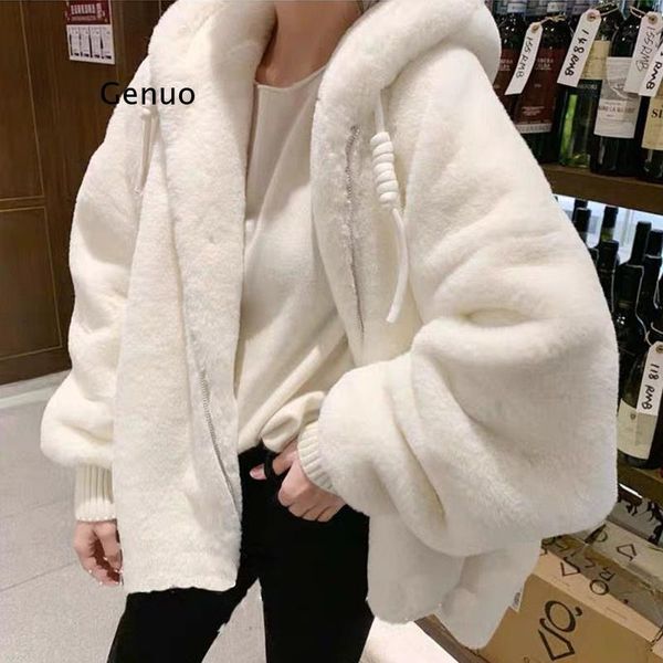 women's fur & faux 2021 imitation coat with hood short fashion slim waterproof mink fake trendy women, Black
women's fur & faux 2021 imitation coat with hood short fashion slim waterproof mink fake trendy women, Black