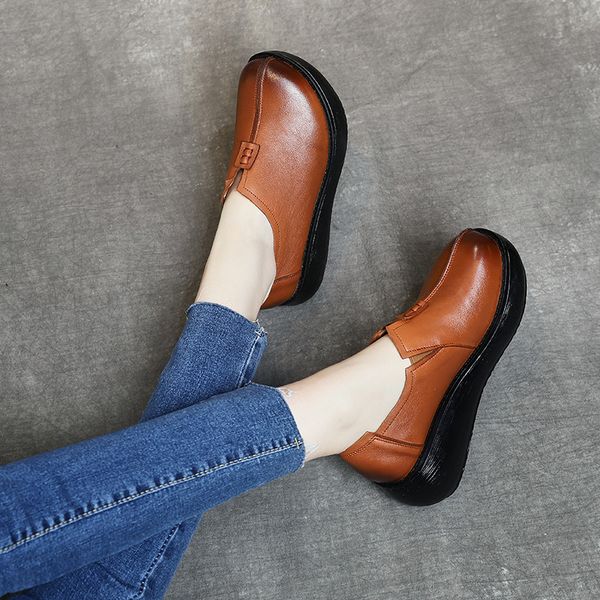 zapatos plataforma cua para mujer, calzado de piel autntica con cabeza redonda, informales, suaves, Black
zapatos plataforma cua para mujer, calzado de piel autntica con cabeza redonda, informales, suaves, Black