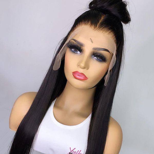 natural looking long soft 4*4 silk base lace front wig black wigs silky straight natual hairline glueless fiber baby hair high temperature d, Black;brown
natural looking long soft 4*4 silk base lace front wig black wigs silky straight natual hairline glueless fiber baby hair high temperature d, Black;brown