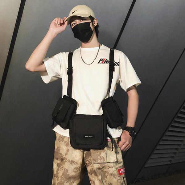 hip-hop chest rig waist bag casual oxford pockets men and women tactical function zipper fashion outdoor belt support, Black;gray
hip-hop chest rig waist bag casual oxford pockets men and women tactical function zipper fashion outdoor belt support, Black;gray