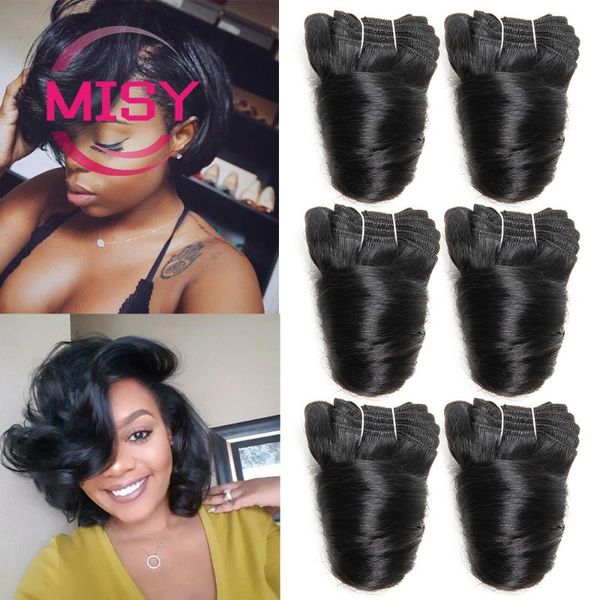 human hair bulks short brazilian curly bundles 8 inch double drawn bouncy romance curl 6 pcs/lot extensions misy, Black
human hair bulks short brazilian curly bundles 8 inch double drawn bouncy romance curl 6 pcs/lot extensions misy, Black