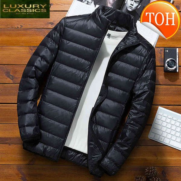 men's winter ultralight white autumn duck down jacket male warm parkas coats ultra light stand collar outwear lwl1151, Black
men's winter ultralight white autumn duck down jacket male warm parkas coats ultra light stand collar outwear lwl1151, Black