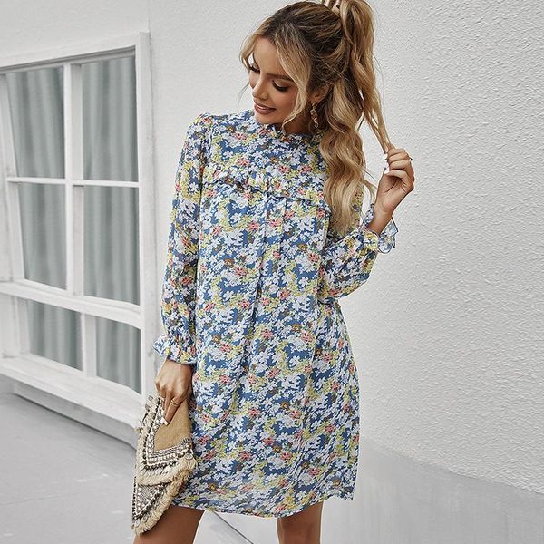 casual dresses jastie bohemian women's autumn dress frills high collar puff sleeve slim waist midi 2021 floral print beach holiday robe, Black;gray
casual dresses jastie bohemian women's autumn dress frills high collar puff sleeve slim waist midi 2021 floral print beach holiday robe, Black;gray