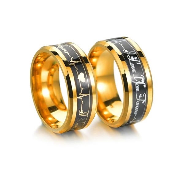wedding rings women & men temperature ecg 8mm stainless steel engagement promise for woman jewelry bague homme femme 2021, Slivery;golden
wedding rings women & men temperature ecg 8mm stainless steel engagement promise for woman jewelry bague homme femme 2021, Slivery;golden