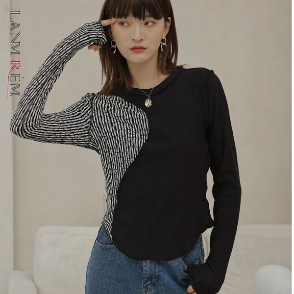 patchwork stitching shirt women o-neck shirts spring summer all match femme fashion clothing 2d1184 210507, White
patchwork stitching shirt women o-neck shirts spring summer all match femme fashion clothing 2d1184 210507, White