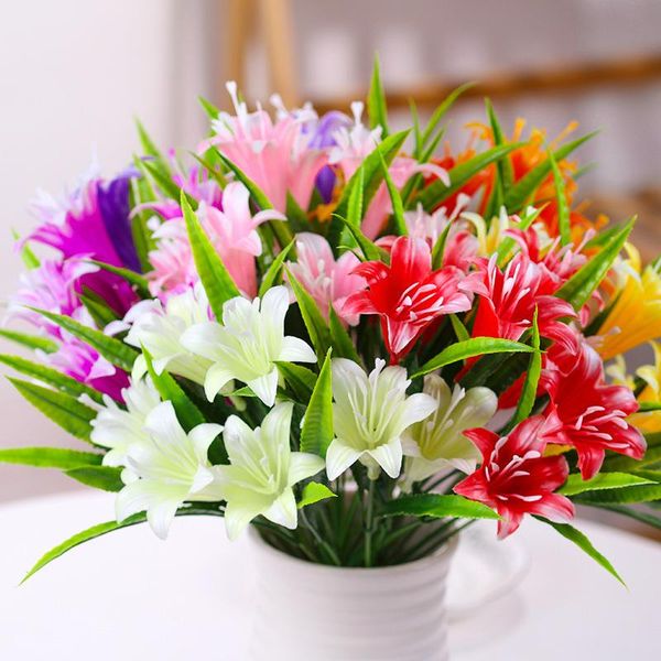 33cm 7 head artificial plants fake lily branch plastic water grass flower tropical persian leaf for deskhome wedding decor decorative fl
33cm 7 head artificial plants fake lily branch plastic water grass flower tropical persian leaf for deskhome wedding decor decorative fl