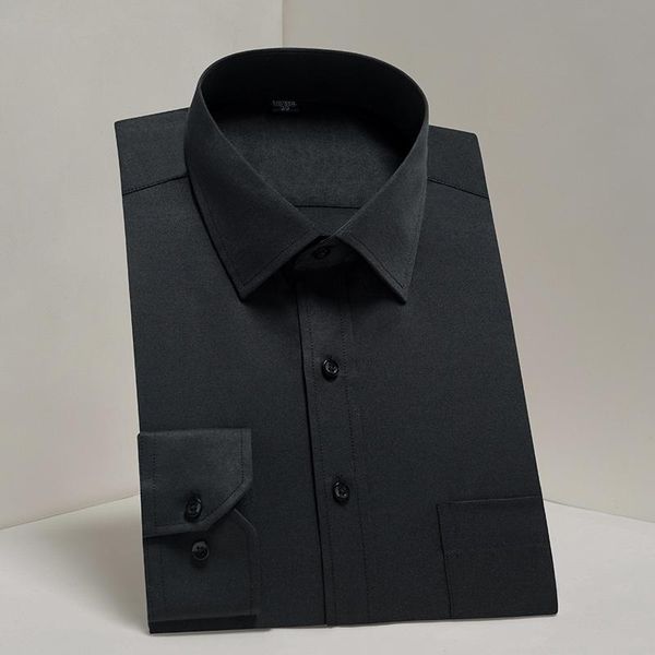 men's dress shirts men brand shirt formal business for summer spring solid 3 color 35% cotton long sleeve turndown collar a07202125, White;black
men's dress shirts men brand shirt formal business for summer spring solid 3 color 35% cotton long sleeve turndown collar a07202125, White;black