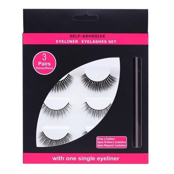 false eyelashes u envy selling self-adhesive eyeliner three pairs eyelash set convenient cruelty free
false eyelashes u envy selling self-adhesive eyeliner three pairs eyelash set convenient cruelty free