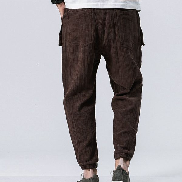 men's pants fashion chinese style casual men harem jogger fitness trousers male traditional harajuku, Black
men's pants fashion chinese style casual men harem jogger fitness trousers male traditional harajuku, Black