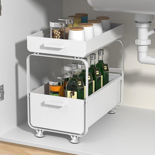 multifunctional storage rack water trough floor type push pull drawer kitchen accessories organizer & organization
multifunctional storage rack water trough floor type push pull drawer kitchen accessories organizer & organization