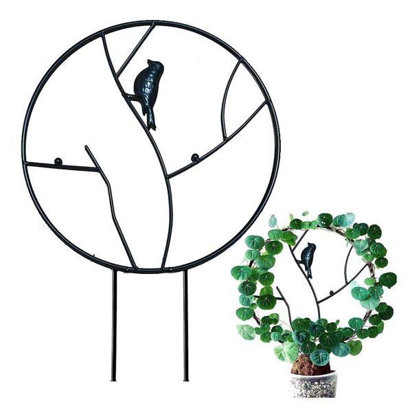 round garden trellis for climbing plant flower iron rack potted vines vegetables support frame decorative objects & figurines
round garden trellis for climbing plant flower iron rack potted vines vegetables support frame decorative objects & figurines