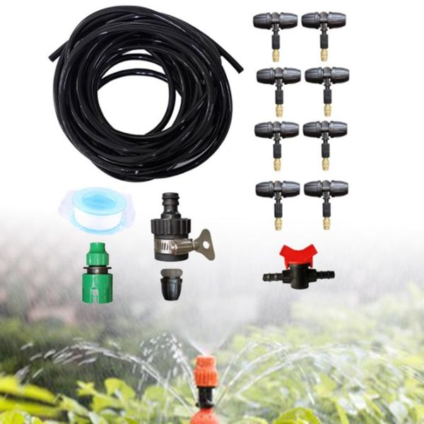 10m 8/11 water hose watering kits micro cooling garden agriculture greenhouse irrigation spray misting nozzle quick connector equipments
10m 8/11 water hose watering kits micro cooling garden agriculture greenhouse irrigation spray misting nozzle quick connector equipments