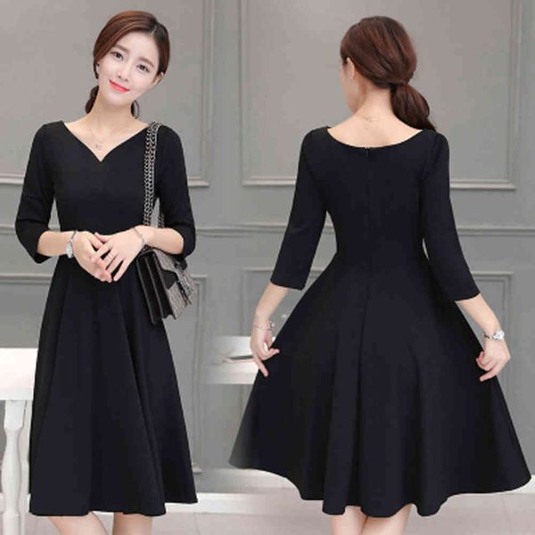 autumn women's version long slim v-neck a-type spring and sleeve small black, Black;gray
autumn women's version long slim v-neck a-type spring and sleeve small black, Black;gray