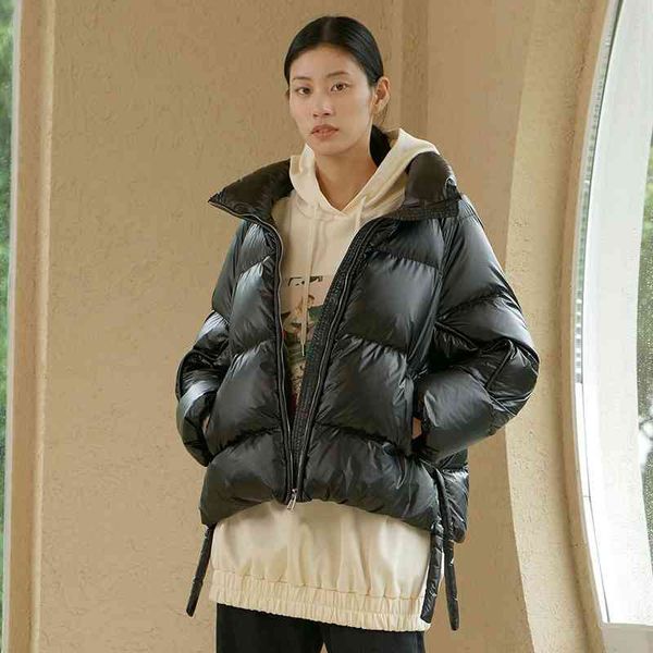 jiluona high end women's short down jacket 2021 winter new thickened loose white duck 433, Black
jiluona high end women's short down jacket 2021 winter new thickened loose white duck 433, Black
